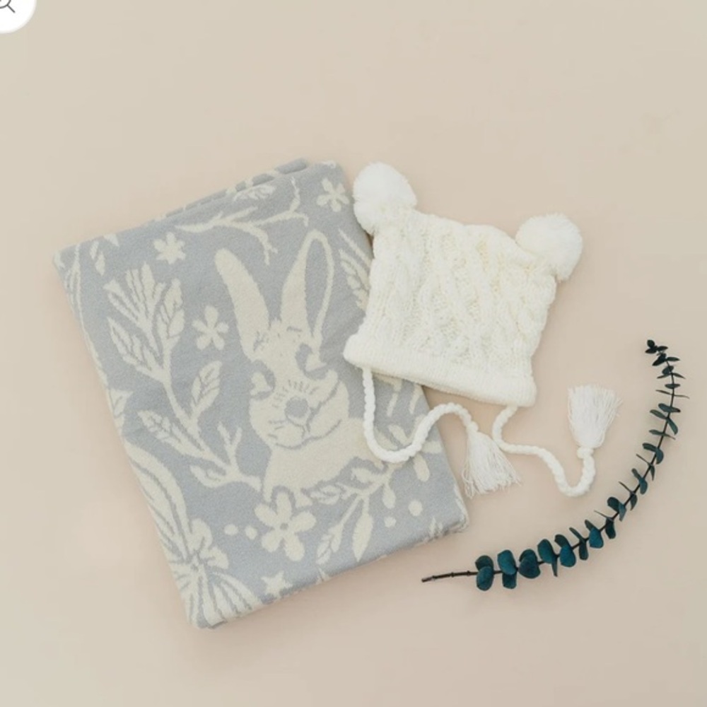 Organic Cotton Blanket Bunny